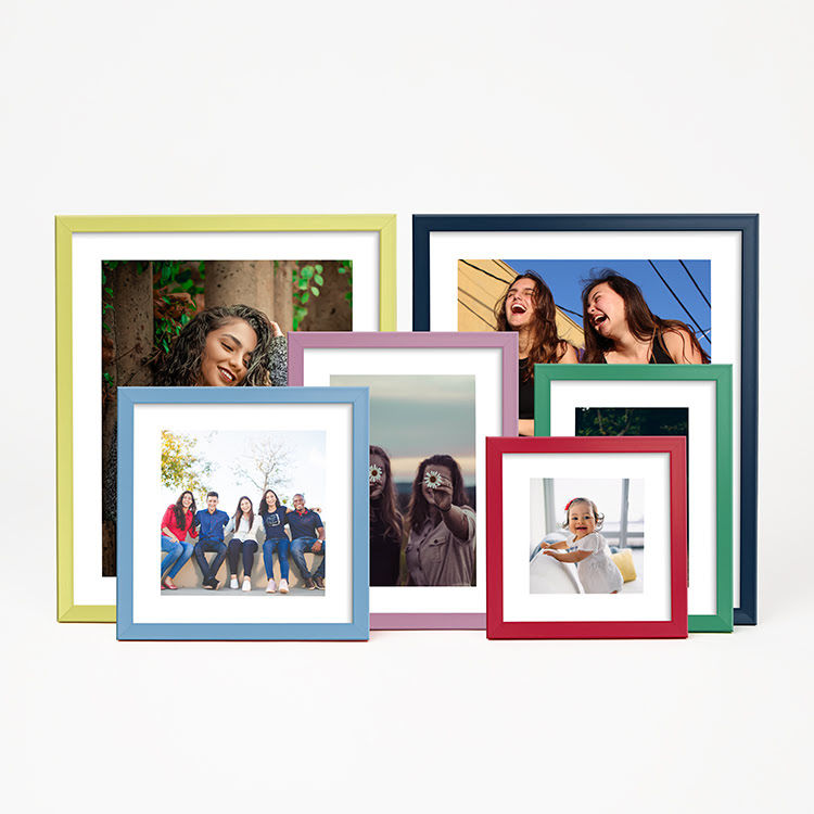 Coloured Frames with Photo
